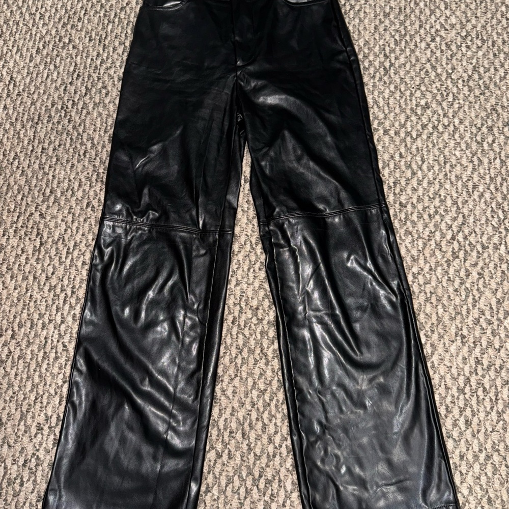 Black Leather Pants